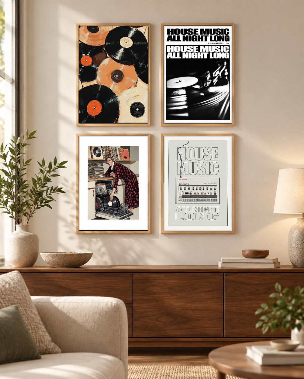 Set de cuadros decorativos que combinan