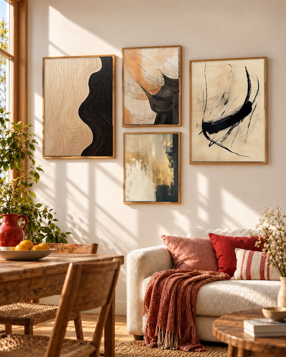 Set de cuadros decorativos que combinan