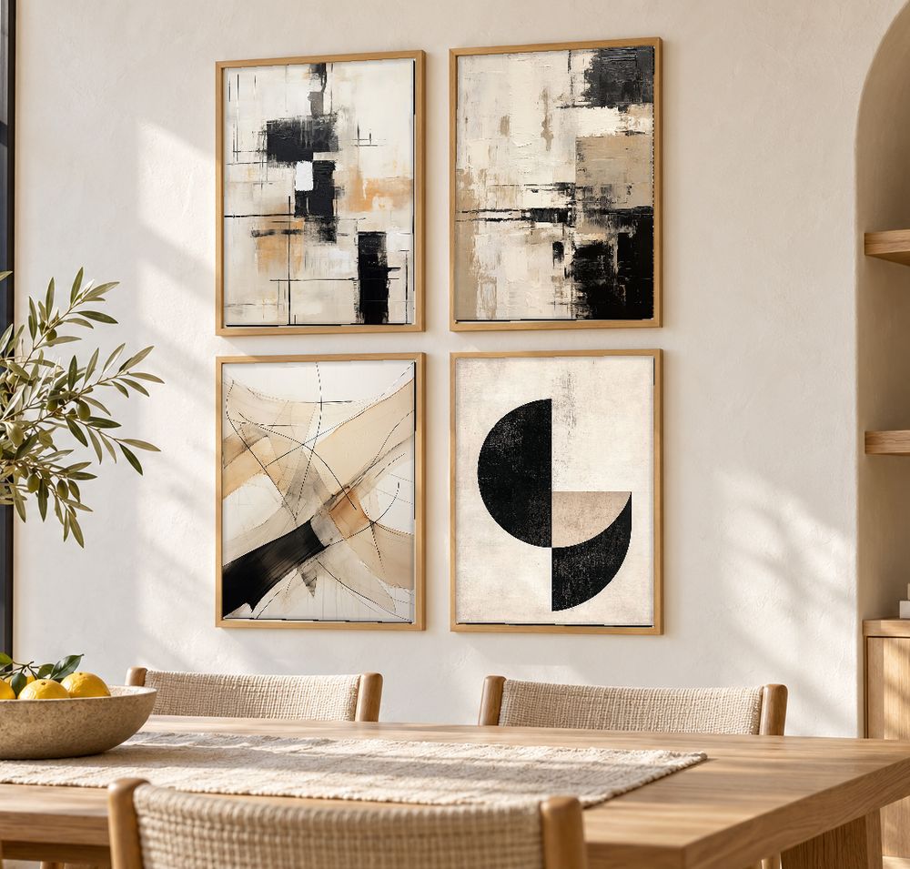 Set de cuadros decorativos que combinan