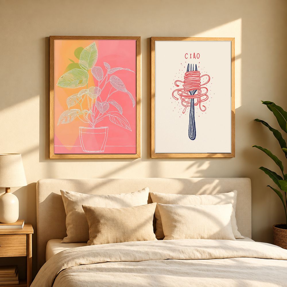 Set de cuadros decorativos que combinan