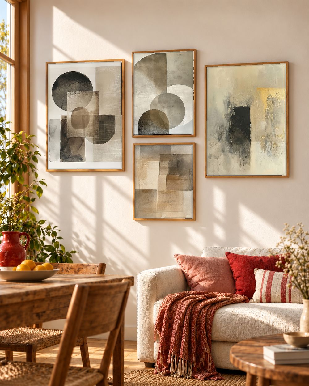 Set de cuadros decorativos que combinan