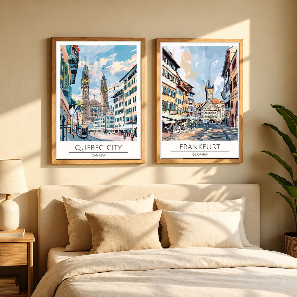 Set de cuadros decorativos que combinan
