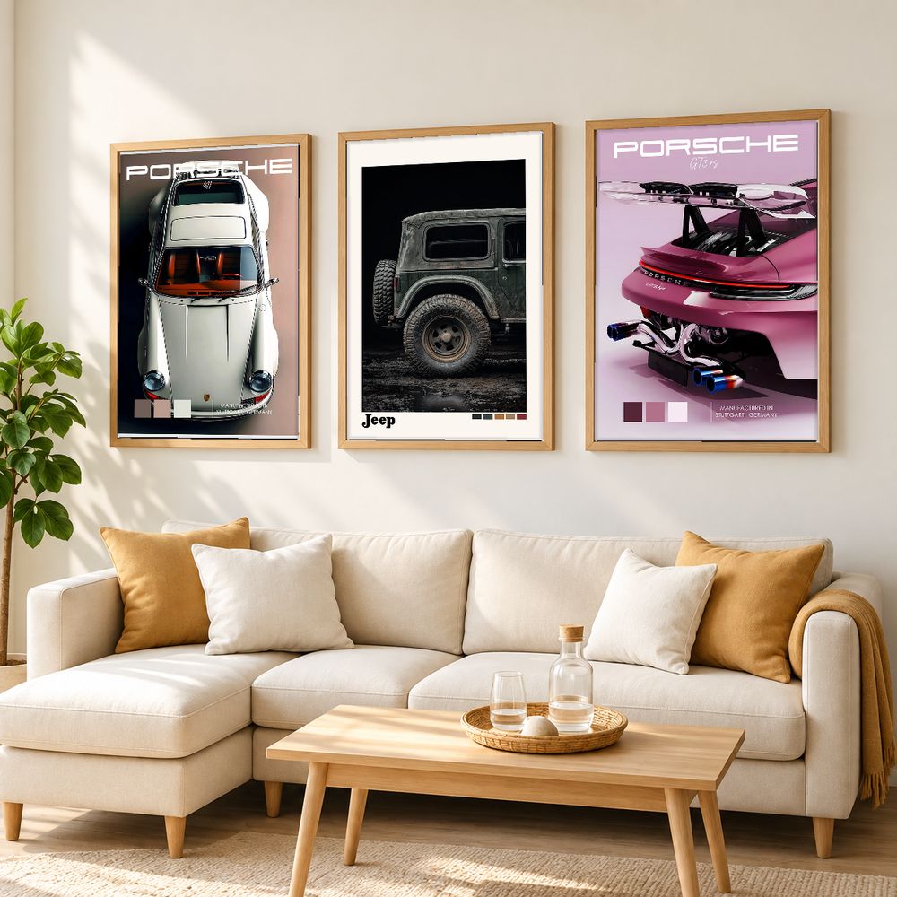Set de cuadros decorativos que combinan