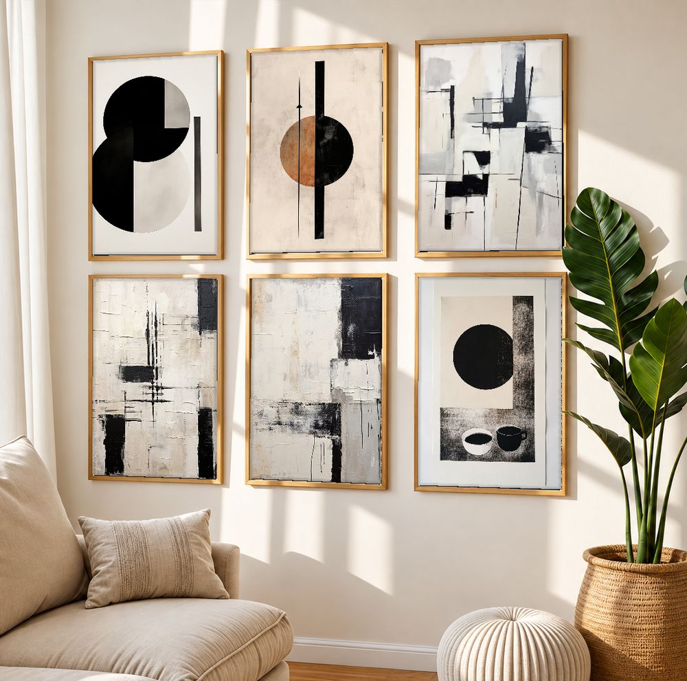 Set de cuadros decorativos que combinan