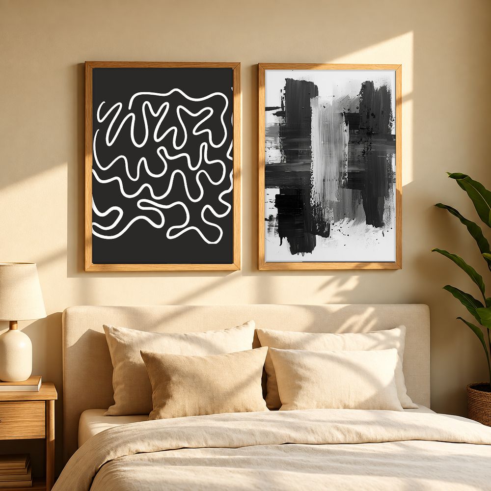 Set de cuadros decorativos que combinan