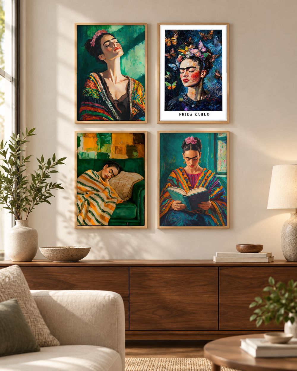 Set de cuadros decorativos que combinan