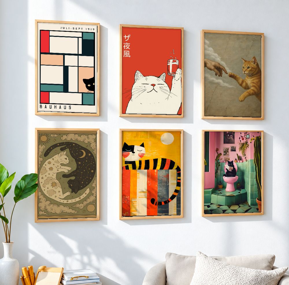 Set de cuadros decorativos que combinan