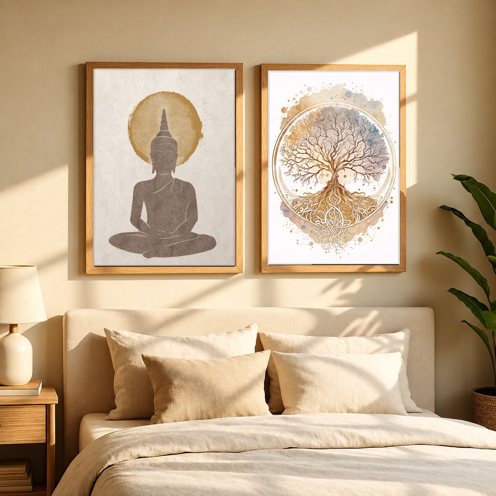 Set de cuadros decorativos que combinan