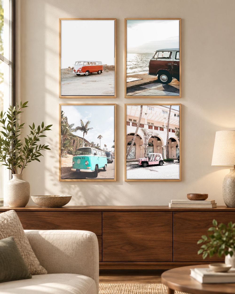 Set de cuadros decorativos que combinan