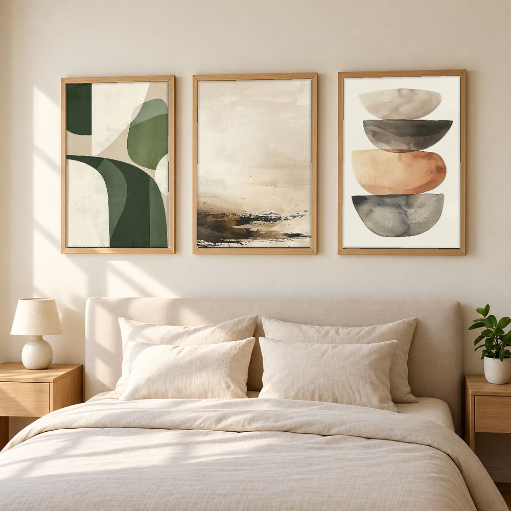 Set de cuadros decorativos que combinan