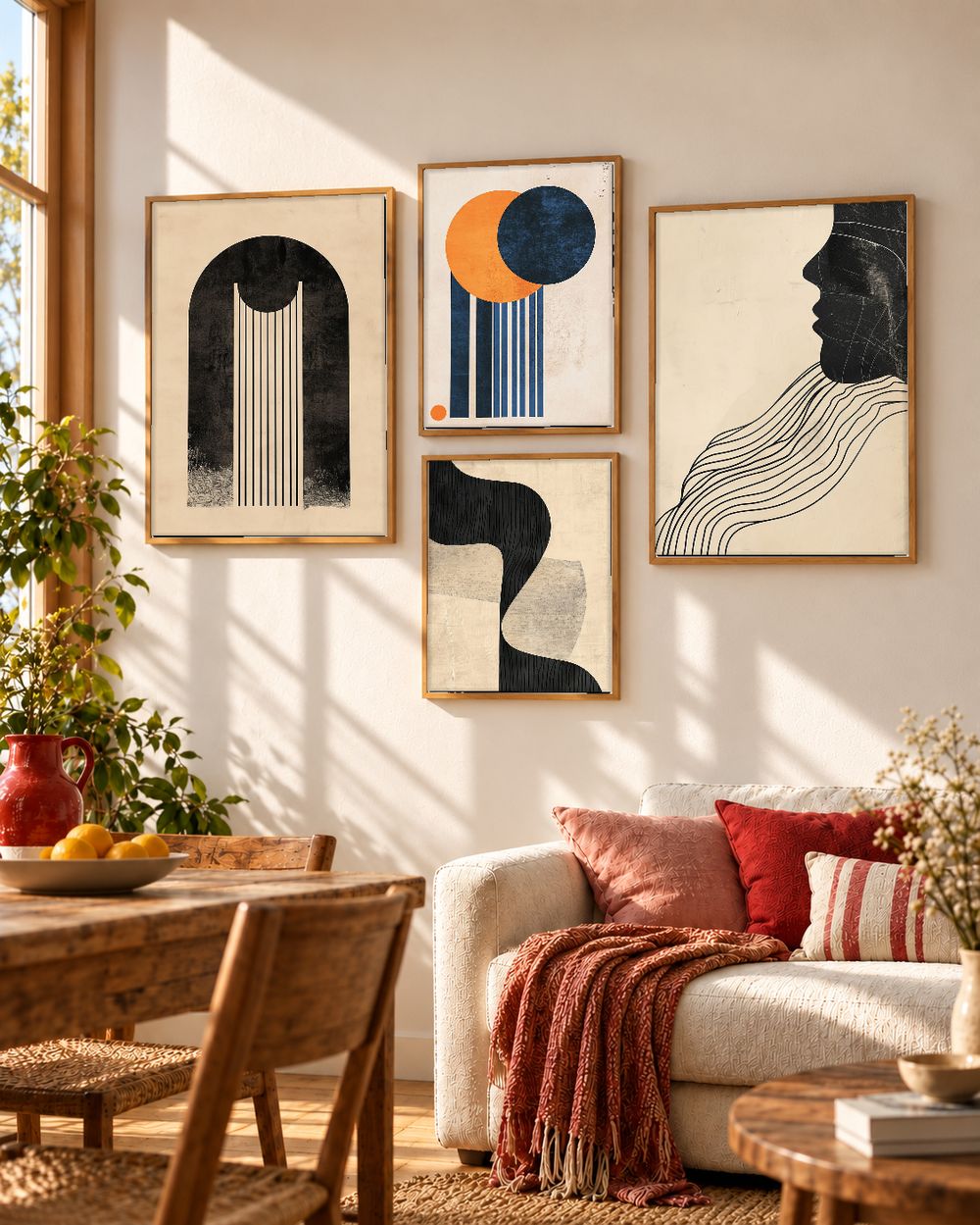 Set de cuadros decorativos que combinan