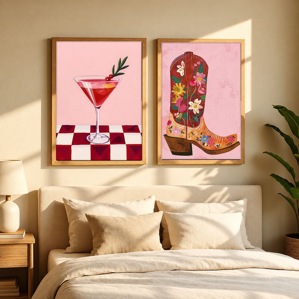 Set de cuadros decorativos que combinan