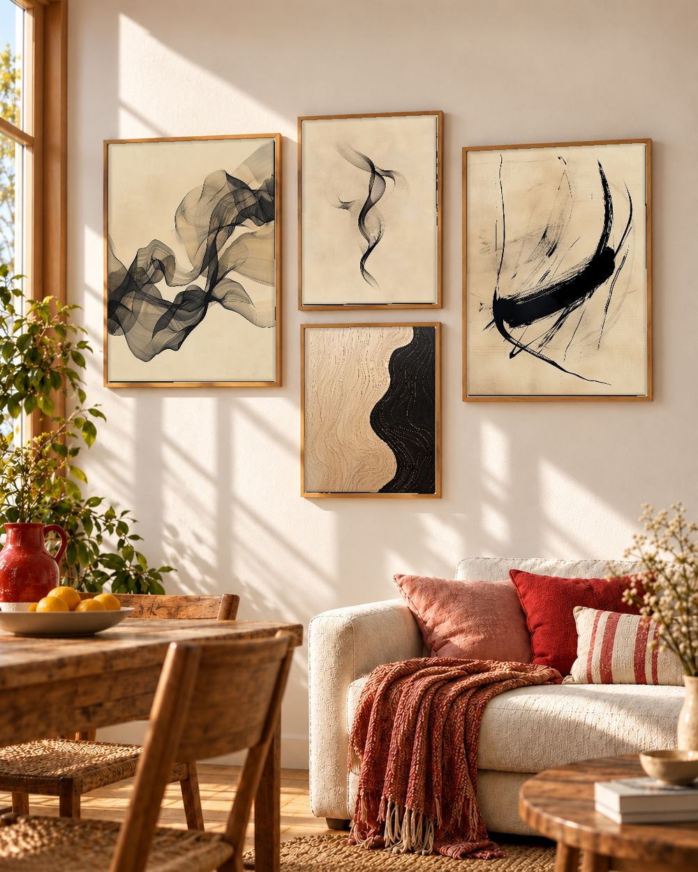 Set de cuadros decorativos que combinan