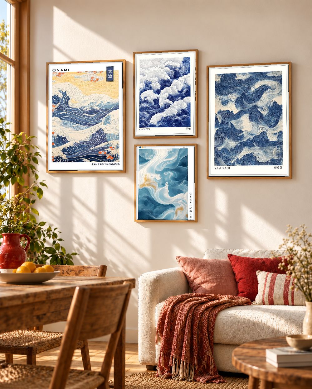 Set de cuadros decorativos que combinan