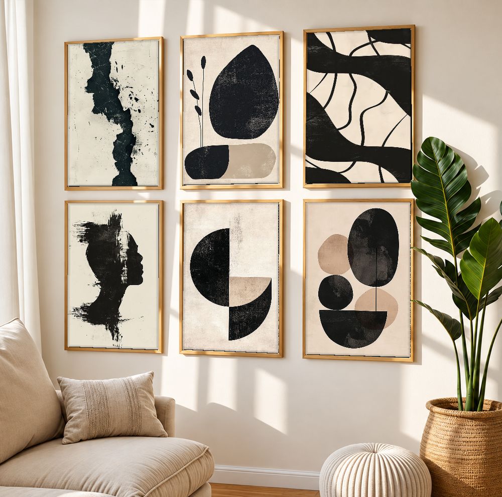 Set de cuadros decorativos que combinan