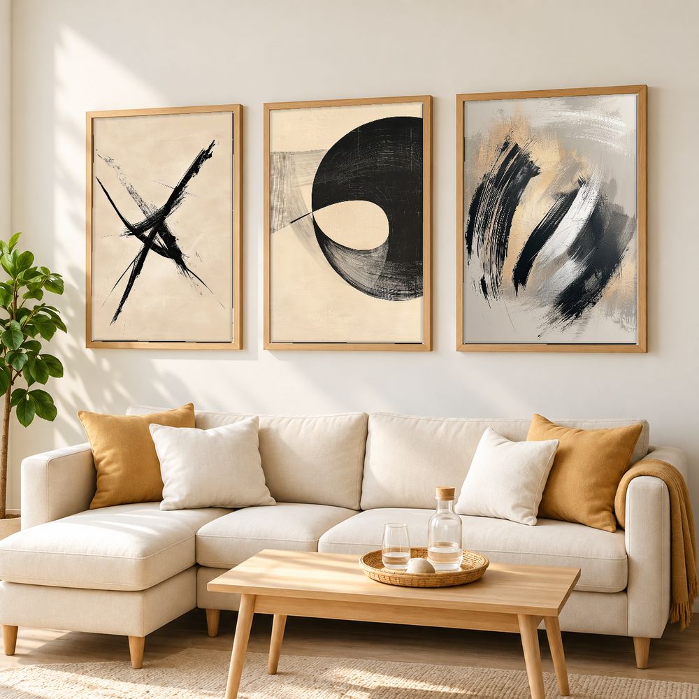 Set de cuadros decorativos que combinan