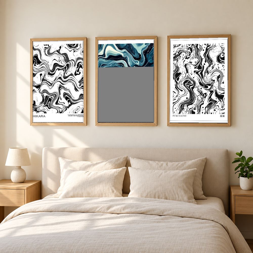 Set de cuadros decorativos que combinan