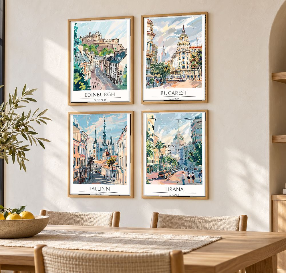 Set de cuadros decorativos que combinan