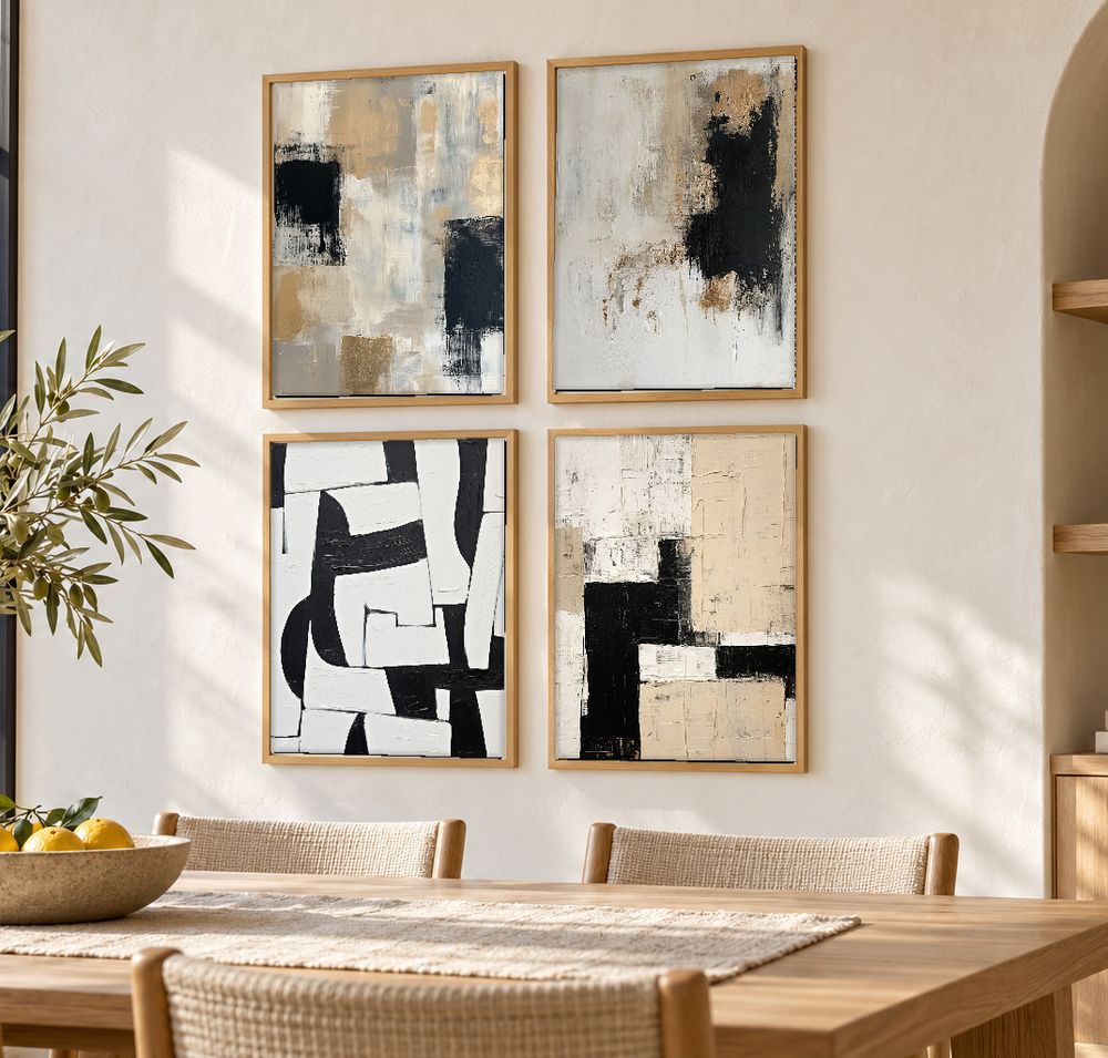 Set de cuadros decorativos que combinan