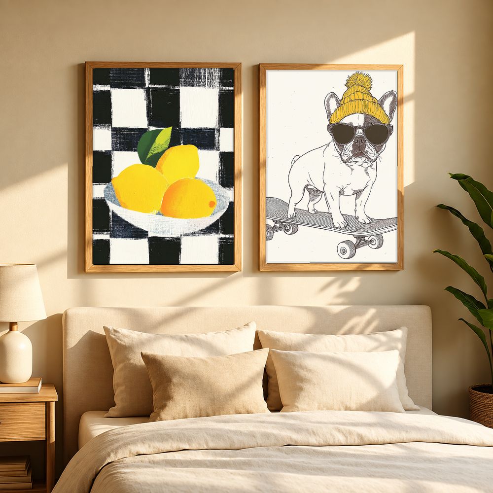 Set de cuadros decorativos que combinan
