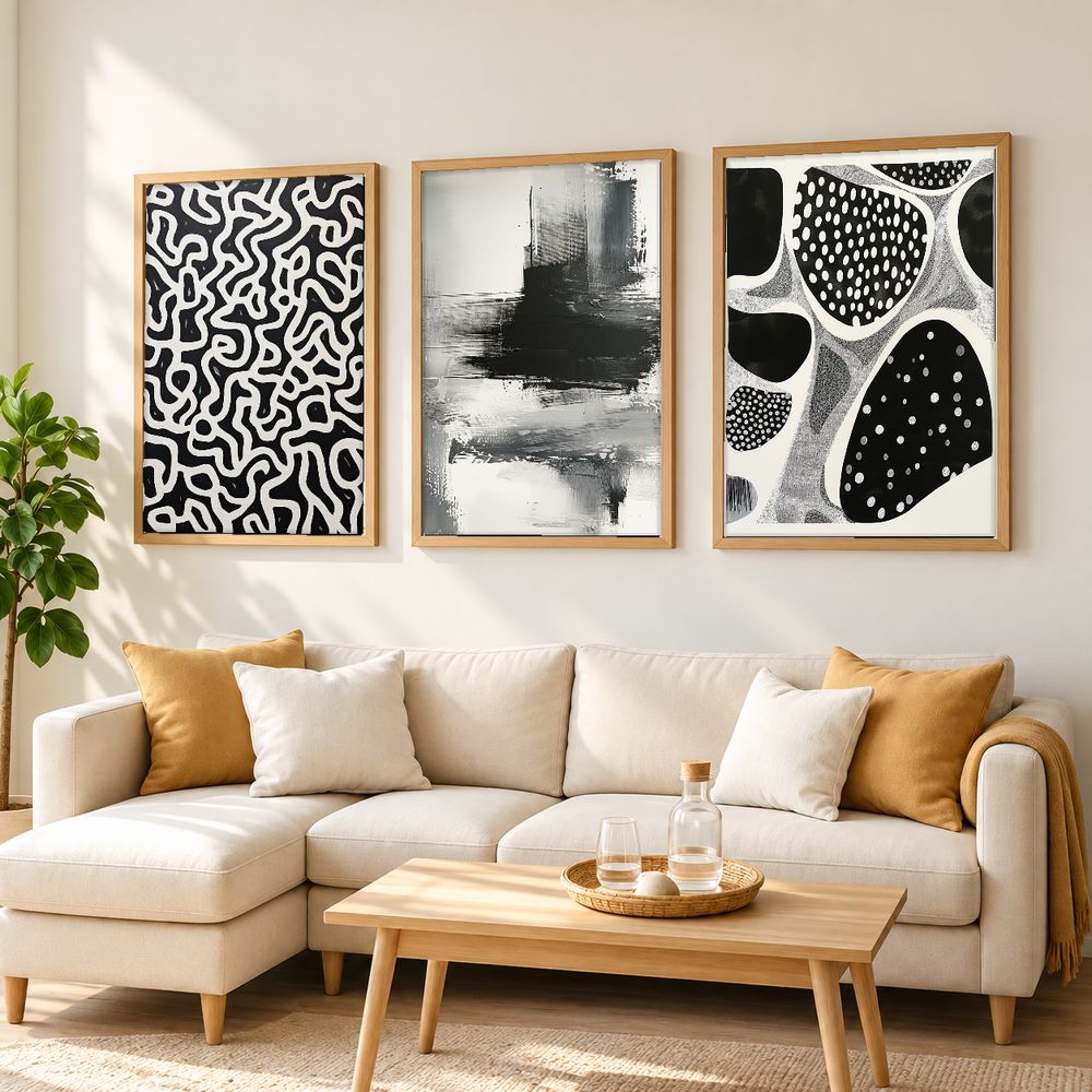 Set de cuadros decorativos que combinan