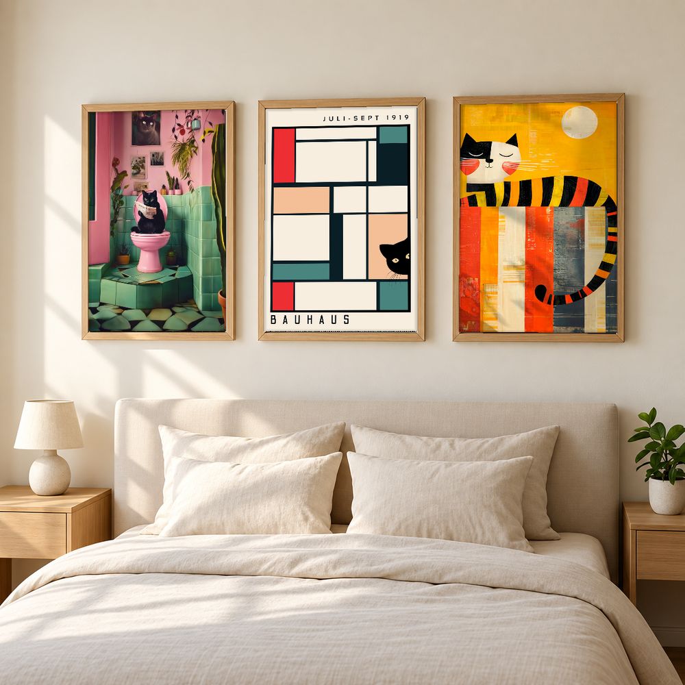 Set de cuadros decorativos que combinan