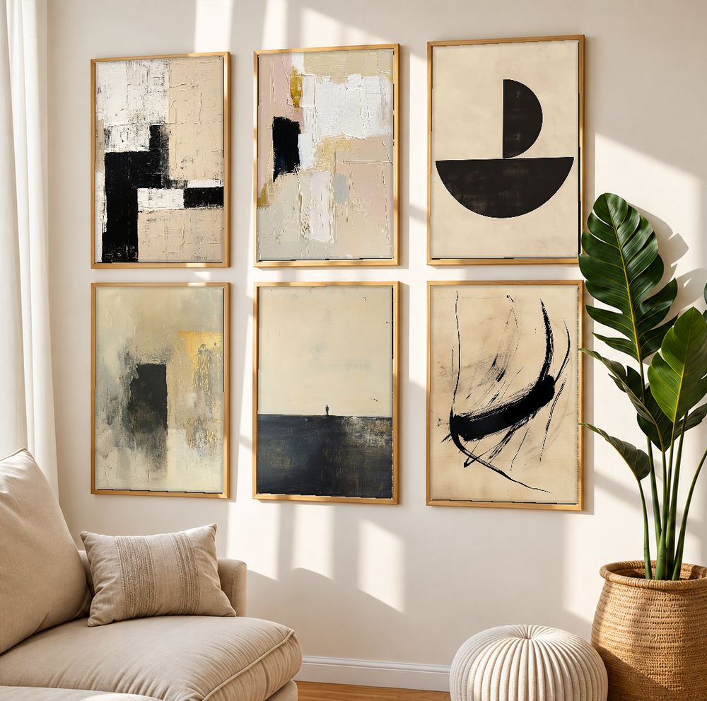 Set de cuadros decorativos que combinan