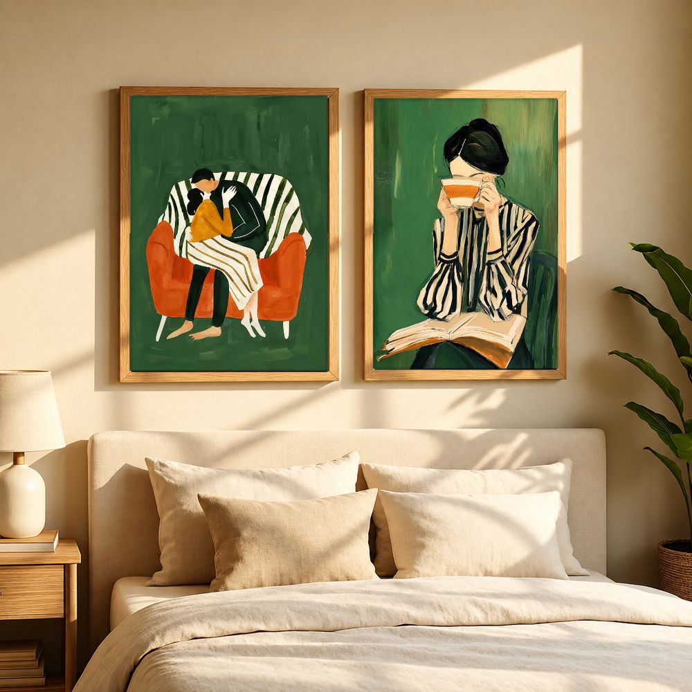 Set de cuadros decorativos que combinan
