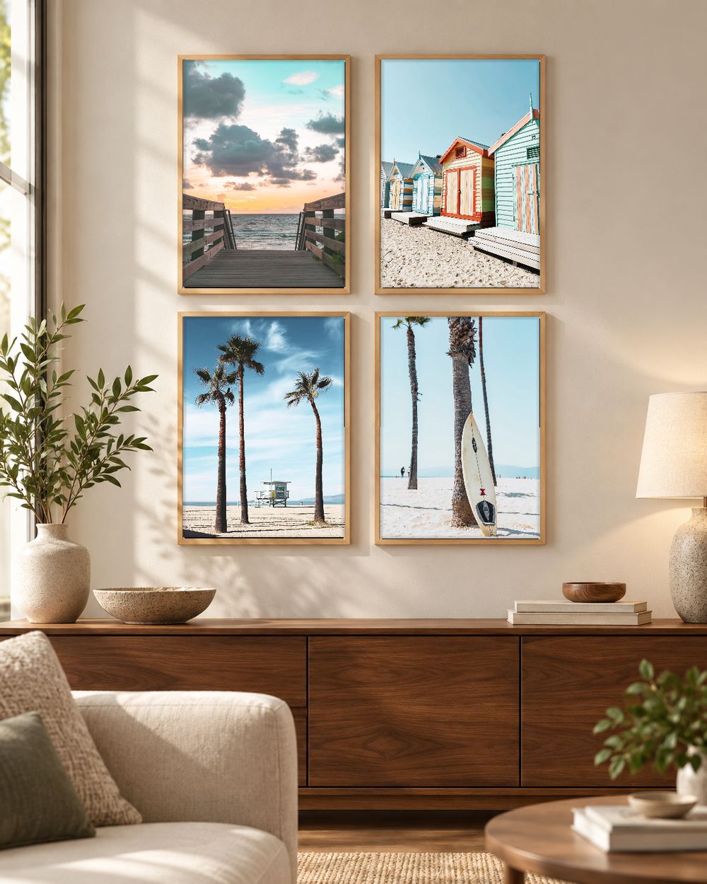 Set de cuadros decorativos que combinan