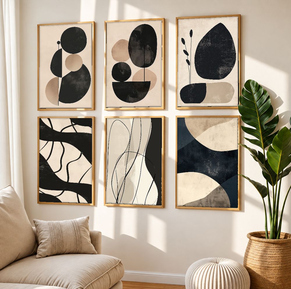 Set de cuadros decorativos que combinan