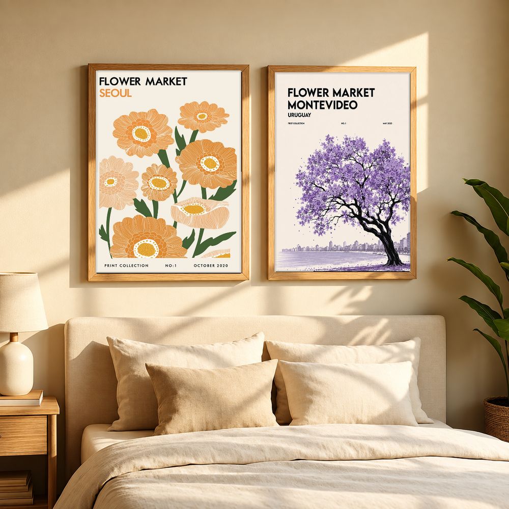 Set de cuadros decorativos que combinan