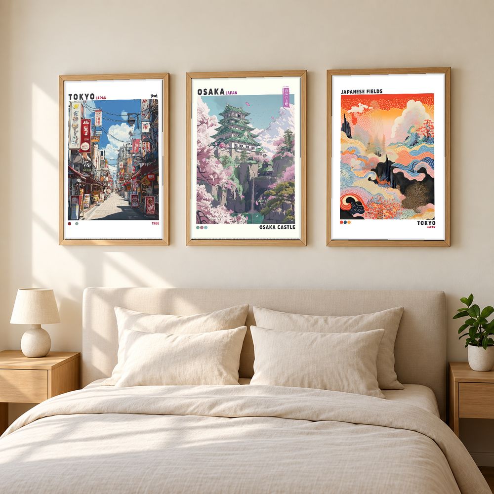 Set de cuadros decorativos que combinan