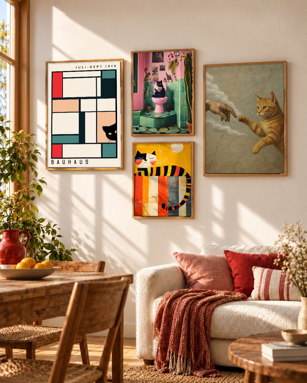 Set de cuadros decorativos que combinan