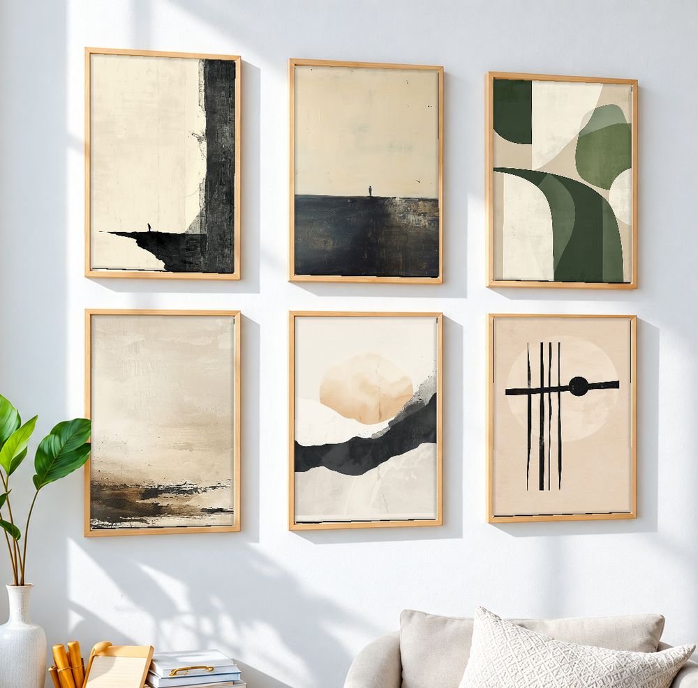 Set de cuadros decorativos que combinan