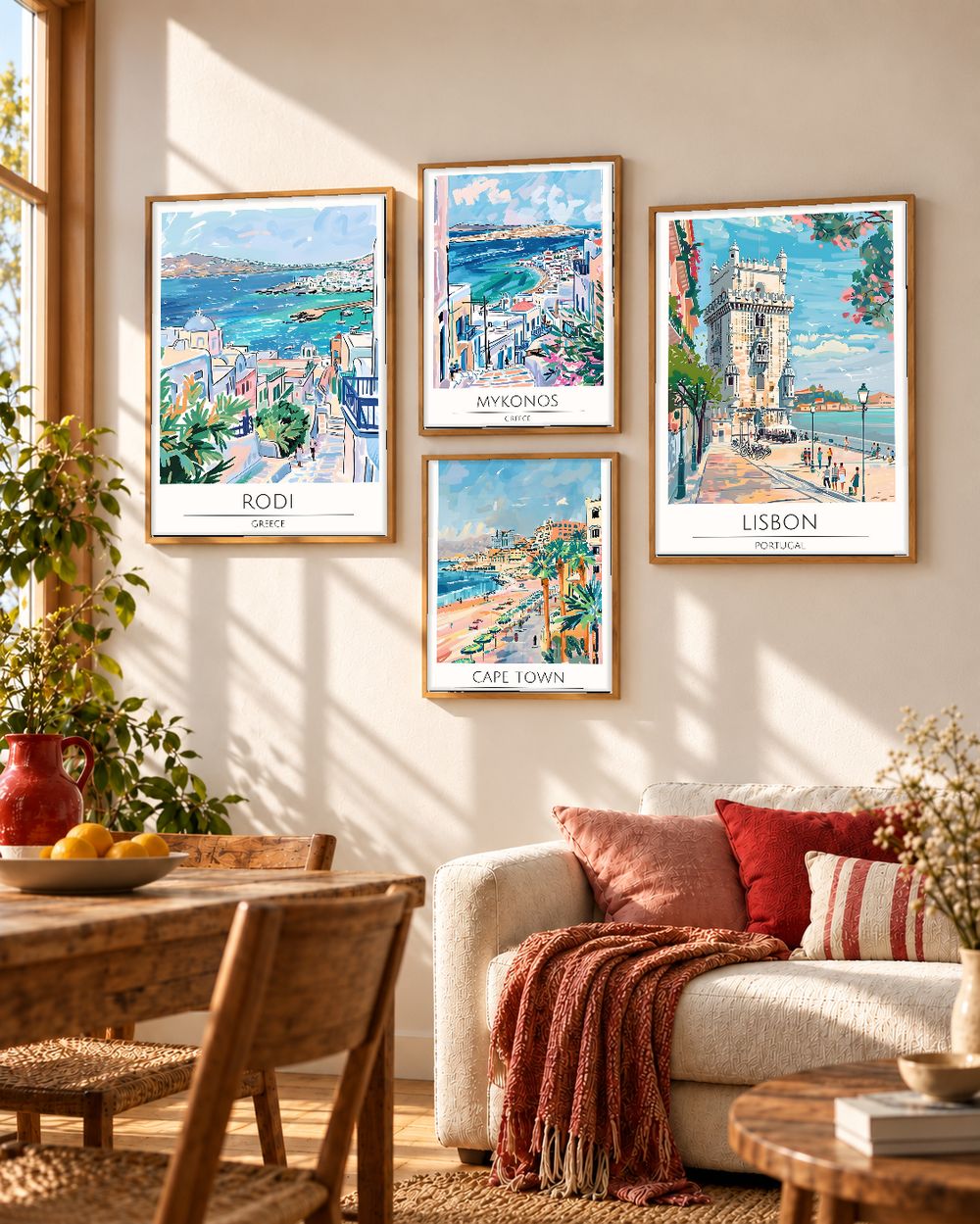 Set de cuadros decorativos que combinan