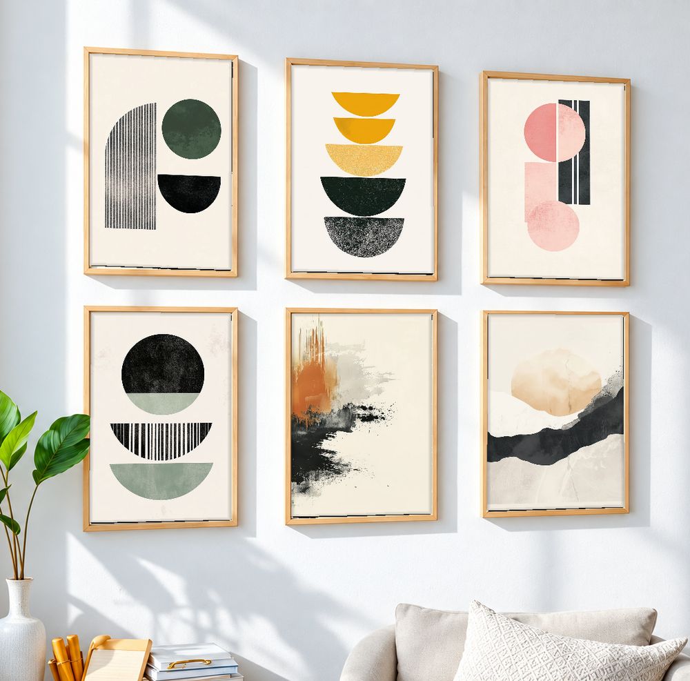 Set de cuadros decorativos que combinan