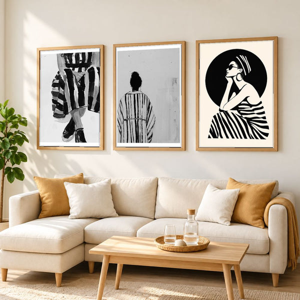 Set de cuadros decorativos que combinan