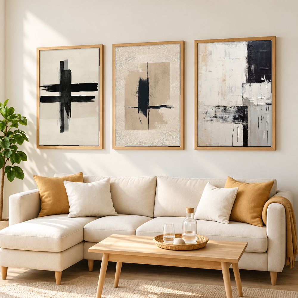 Set de cuadros decorativos que combinan