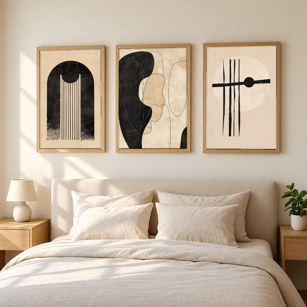 Set de cuadros decorativos que combinan
