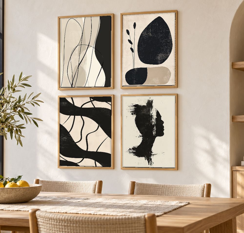 Set de cuadros decorativos que combinan