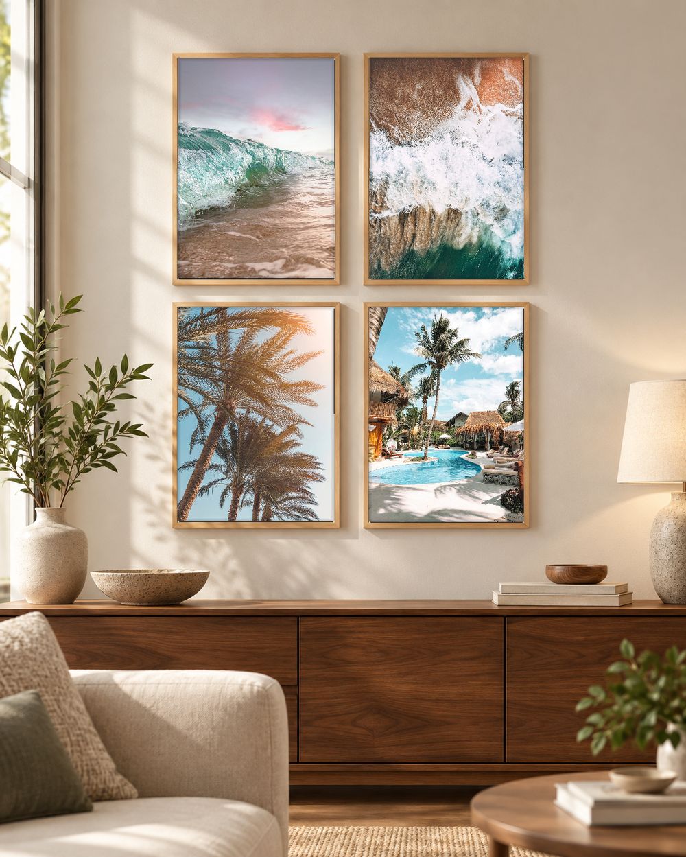 Set de cuadros decorativos que combinan