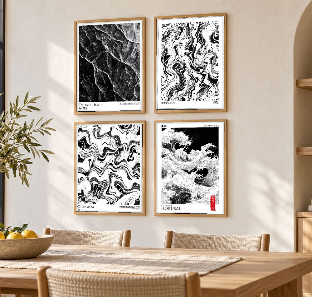 Set de cuadros decorativos que combinan