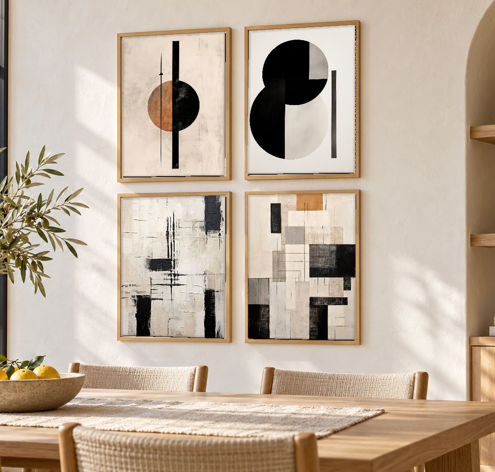 Set de cuadros decorativos que combinan