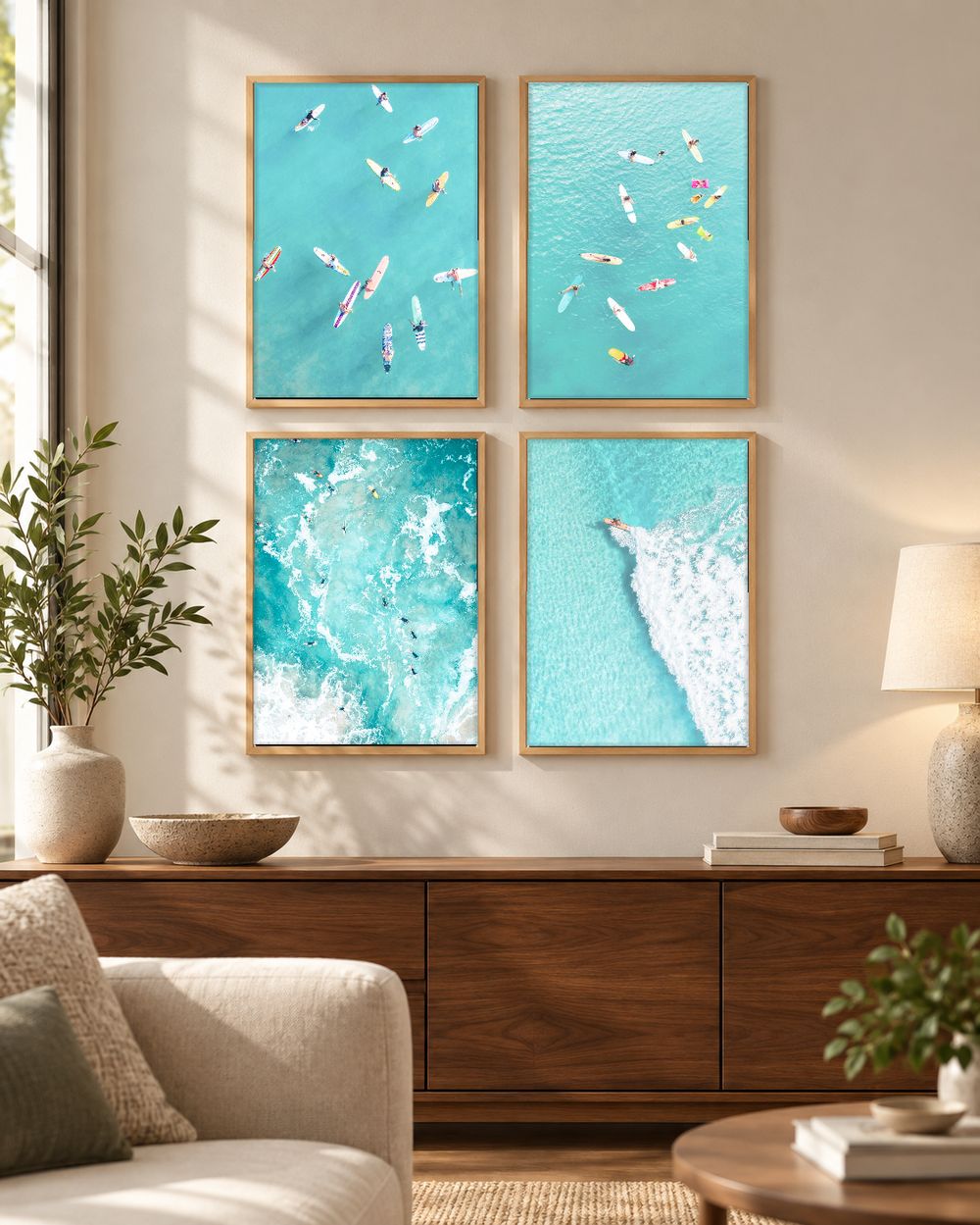 Set de cuadros decorativos que combinan