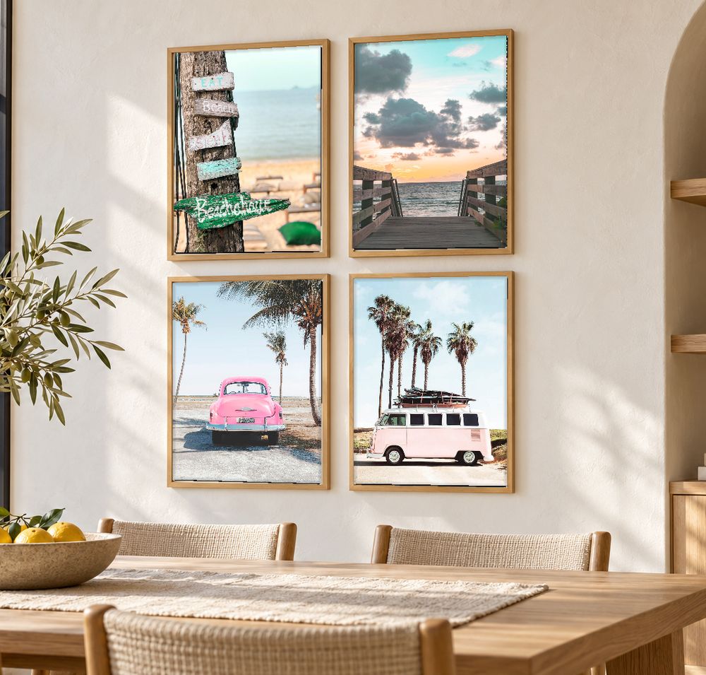 Set de cuadros decorativos que combinan