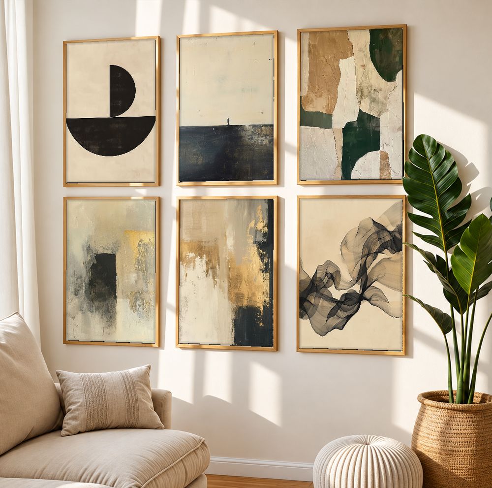 Set de cuadros decorativos que combinan
