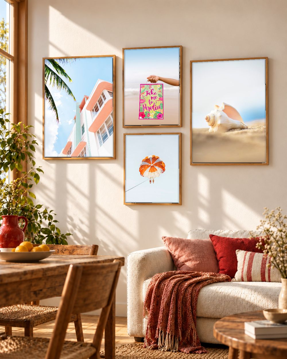 Set de cuadros decorativos que combinan