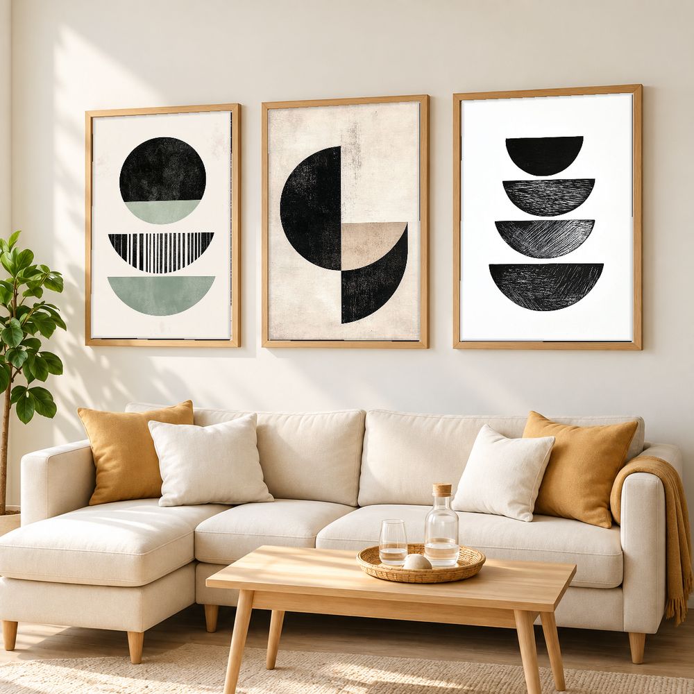 Set de cuadros decorativos que combinan