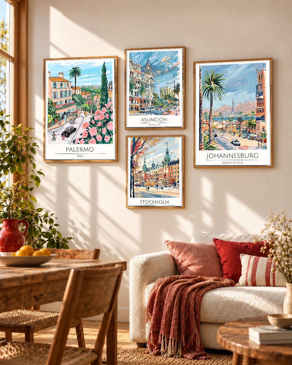 Set de cuadros decorativos que combinan
