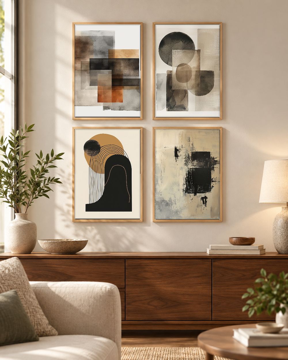 Set de cuadros decorativos que combinan